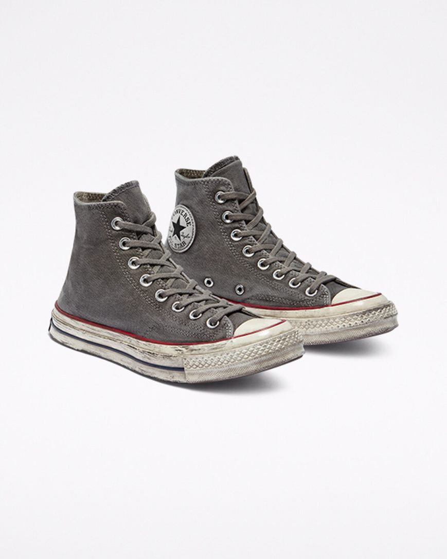 Dámské Boty Vysoké Converse Chuck 70 Smoked Platene Bílé | CZ HMXR73